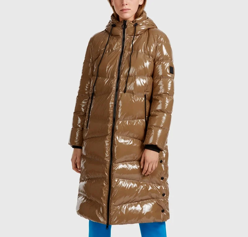 QUILTED COAT WITH HOOD