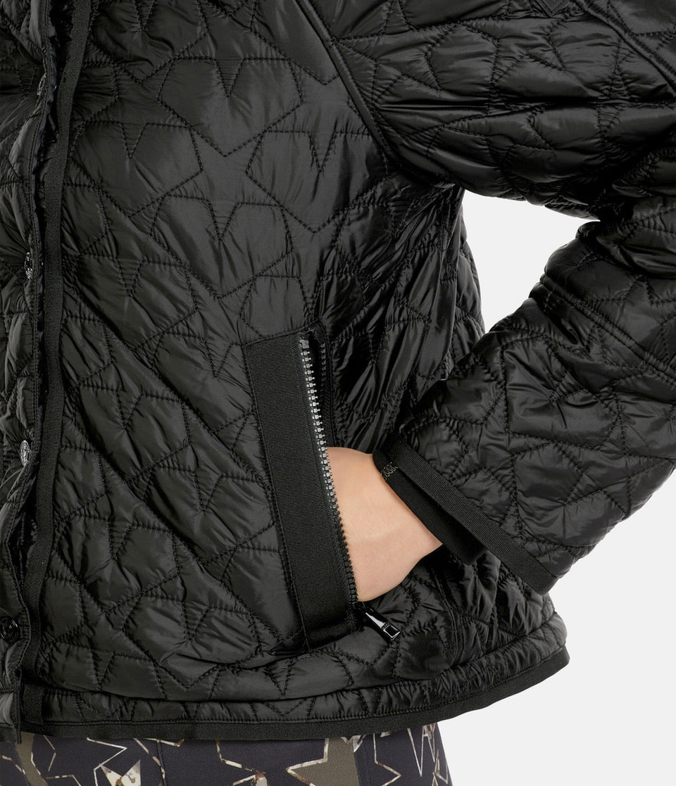 QUILTED BLOUSON STYLE SHORT JACKET