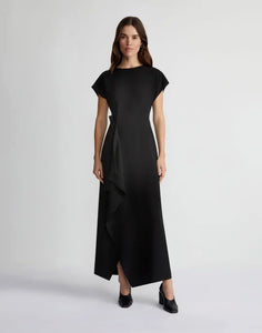 FINESSE CREPE TIE FRONT DRESS