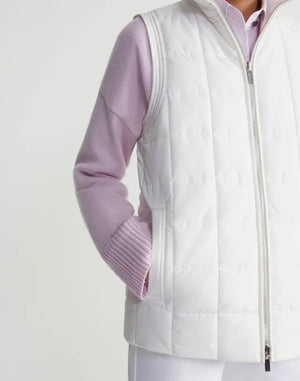 RECYCLED POLY QUILTED REVERSIBLE PUFFER VEST