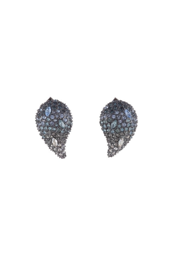 Crystal Encrusted Ombre Paisley Post Earring by Alexis Bittar at Jophiel