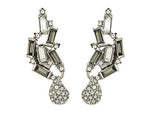 Climbing Crystal Baguette Post Earring by Alexis Bittar at Jophiel