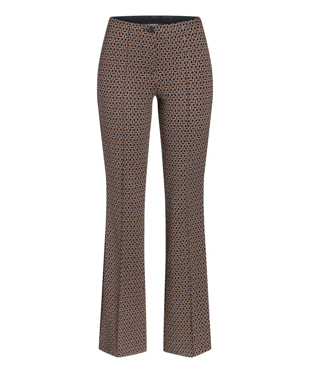 ROS OVAL JACQUARD FLARE PANT