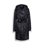 Quilted Trench Coat by Creenstone at Jophiel