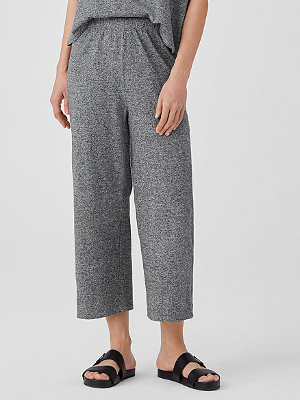 STRAIGHT CROPPED PANT W/SIDE SLIT