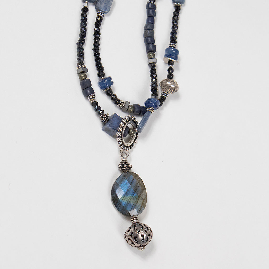 Labradorite Pendant Necklace by Jill Duzan at Jophiel